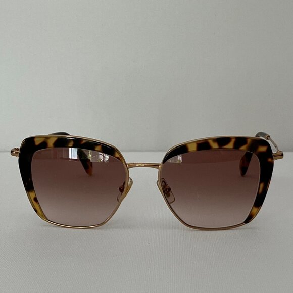 Miu Miu Accessories - MIU MIU Sunglasses - Tortoiseshell pattern and gold detail - Authentic